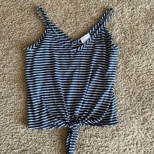 Striped crop top